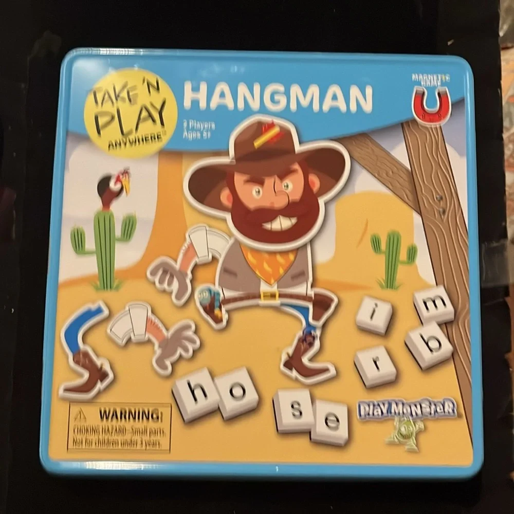 Take 'N Play Hangman Game - Blue